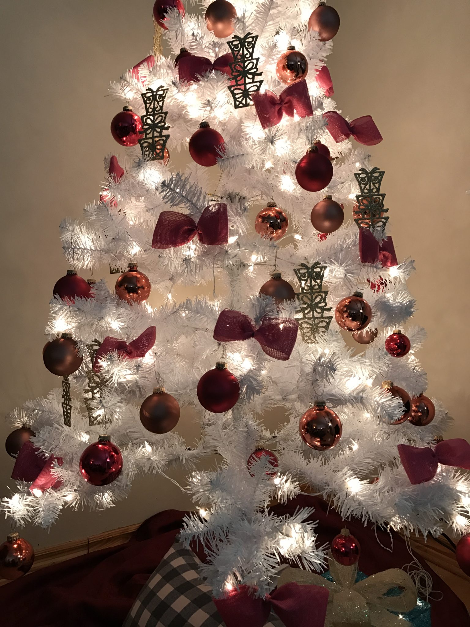 White and Pink Christmas Tree for Less Than $35!!